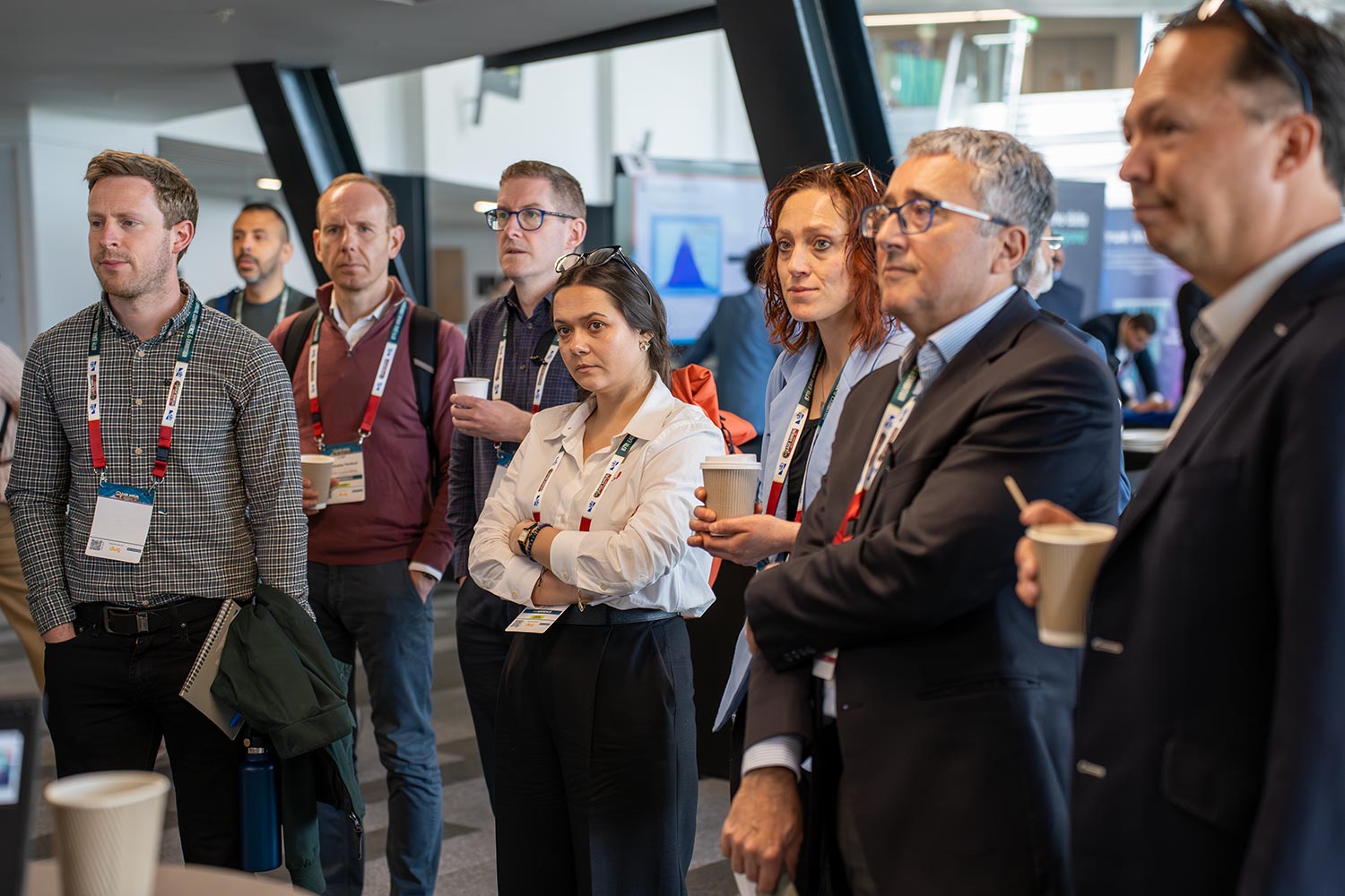 Carbon Storage MMV group listening to a showcase presentation
